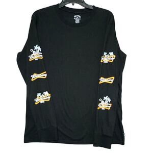 Billabong x Budweiser Long Sleeve Black Logo Tee – Size Medium